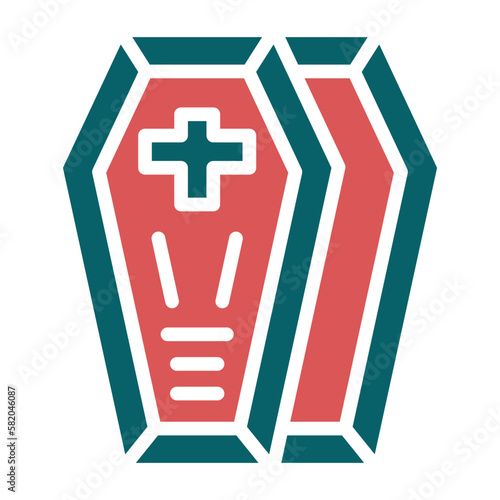 Vector Design Coffin Icon Style