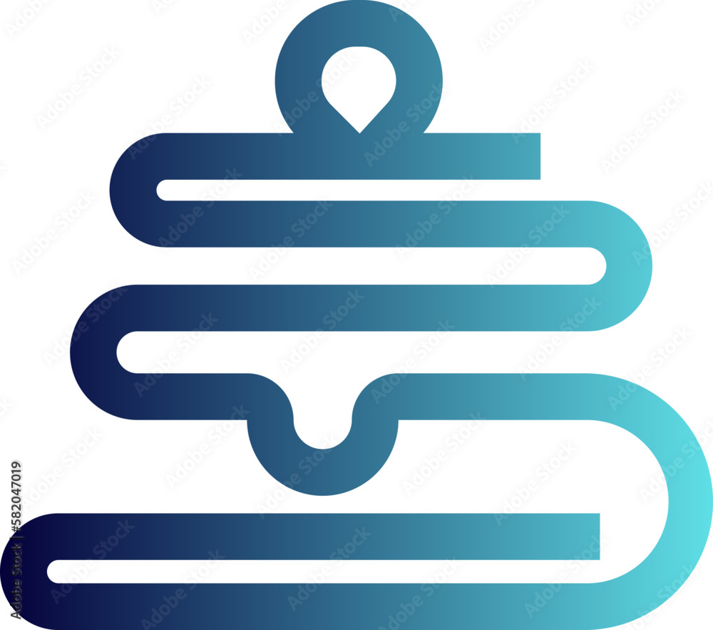 Abstract Line Gradient Element Abstract Line Gradient Element