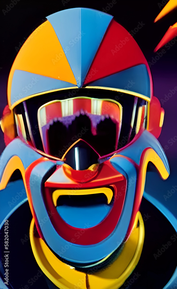 Obraz premium Laughing created with Generative Al technology