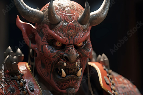 Devil Mask Reference with Generative AI. 