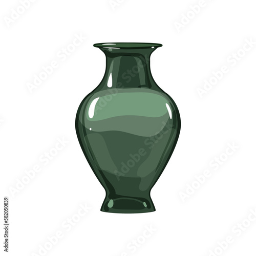 art antique vase cartoon vector illustration