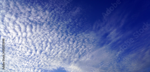 blue sky background with clouds 