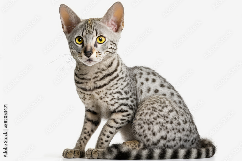 The Agile and Striking Egyptian Mau Cat: A Portrait of Grace and Mystery