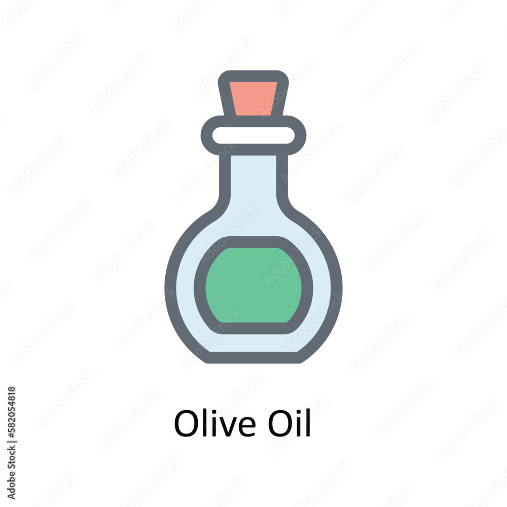 Olive Oil Vector Fill outline Icons. Simple stock illustration stock Olive Oil Vector Fill outline Icons. Simple stock illustration stock