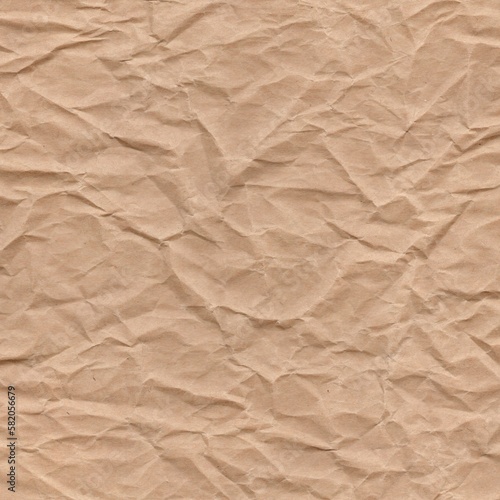 kraft paper crumpled for background and wallpaper