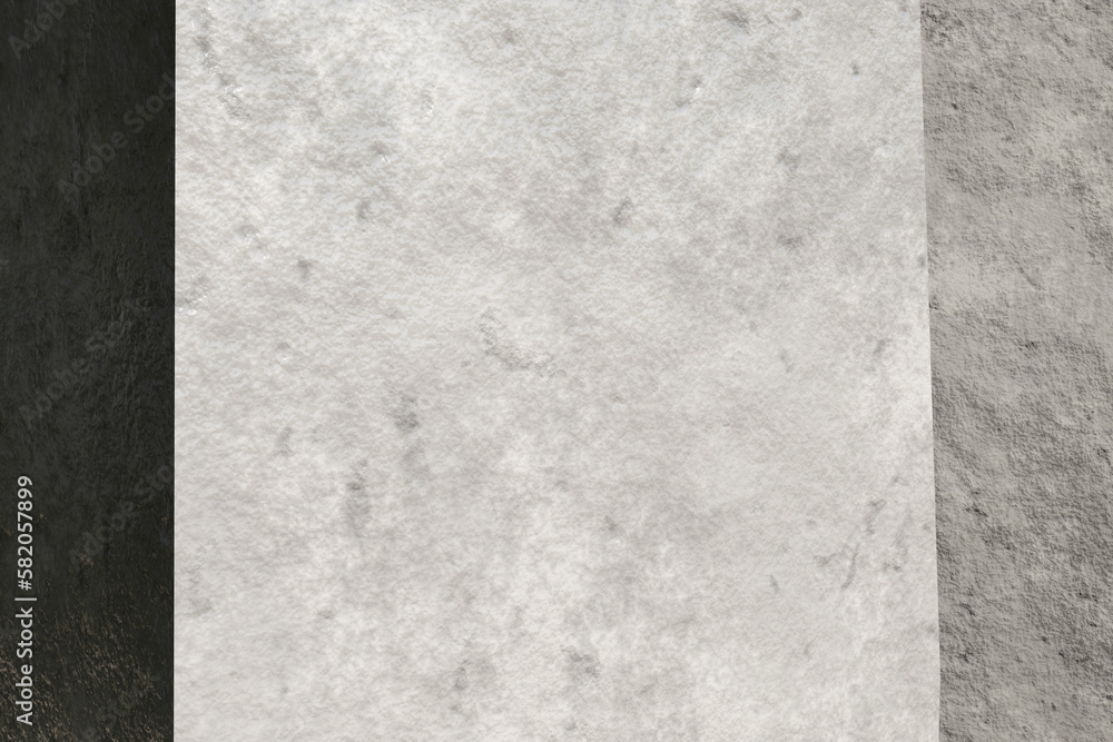Gray background. Stone texture. Background of natural granite. Pattern from cliff. Stone background. Granite surface. Backdrop for minimalistic design. Stone gray background. 3d image