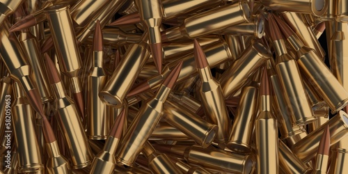 Gun rifle bullets or ammo