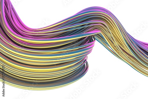 Abstract dynamic waves colorful background