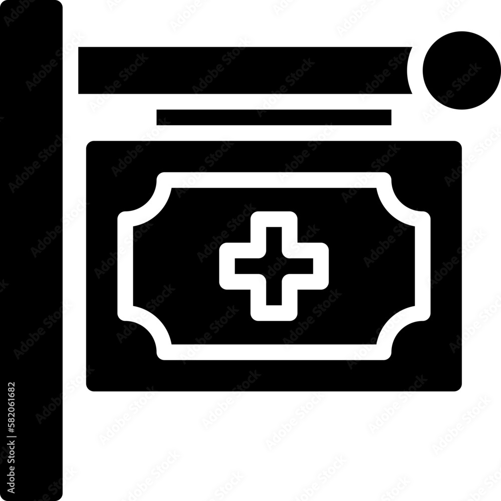 Obraz premium sign board icon