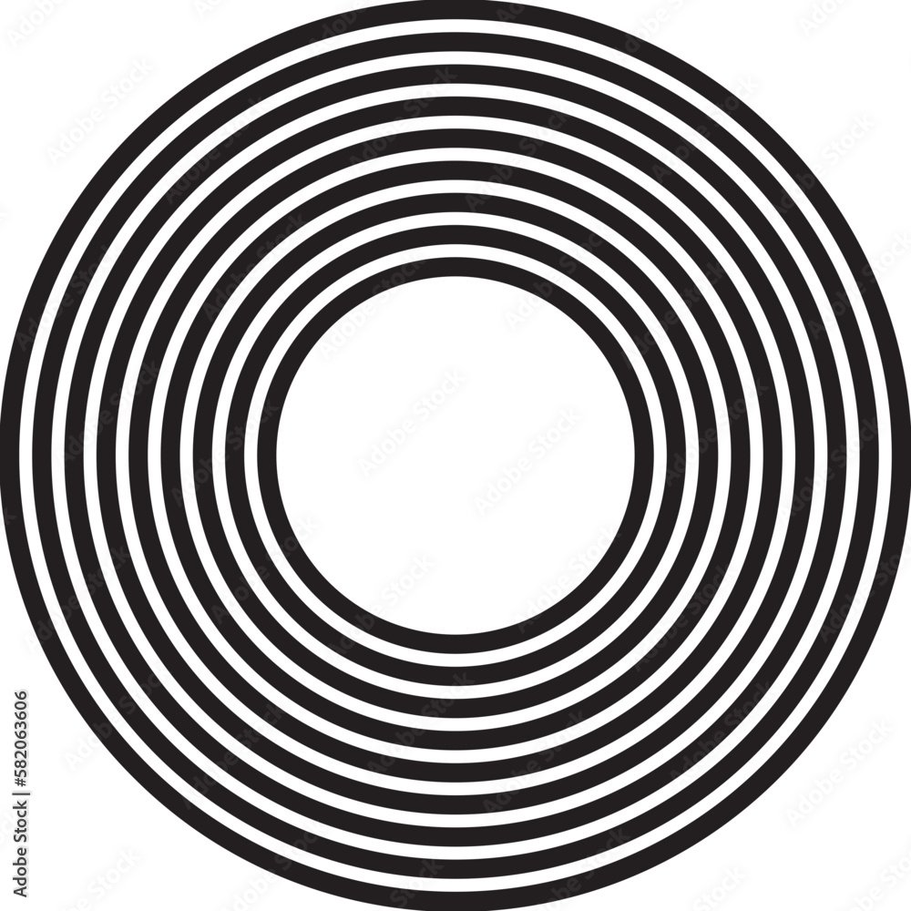 Obraz premium Vintage Circle Icon