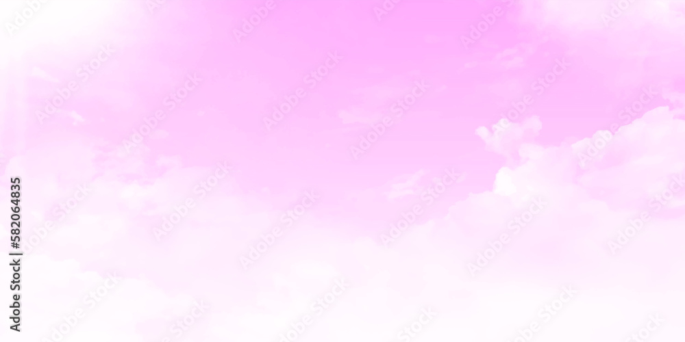 Sunshine Splash over the clouds. Colorful. Sunset colorful. Sky pink and yellow colors. Sky abstract background. Vector illustrator