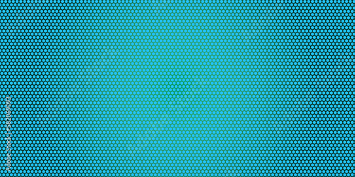 Blue hexagon seamless pattern with white shadow