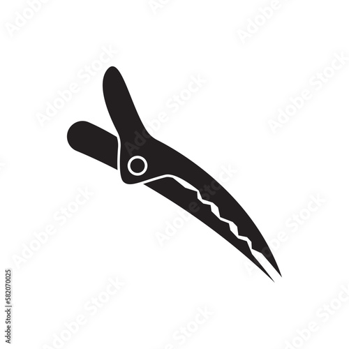 Hair pin symbol icon,logo illustration design template