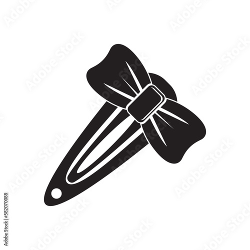 Hair pin symbol icon,logo illustration design template