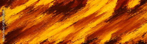 Grungy mustard yellow background with textured paint pattern. Image is perfect for creating vintage and artsy look in design projects, and can be used as backdrop or texture for various purposes