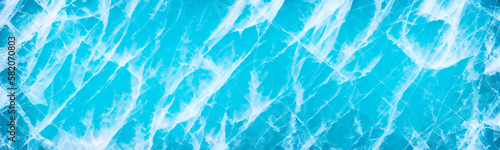 Illustration of icy hockey rink surface, with scratch marks and textured glass. Blue and white abstract background, perfect for winter sports. Vector