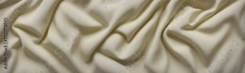 Illustration of white terry cloth texture with light and healthy milk color scheme in patterned and material design, suitable for health and cosmetic products. Vector