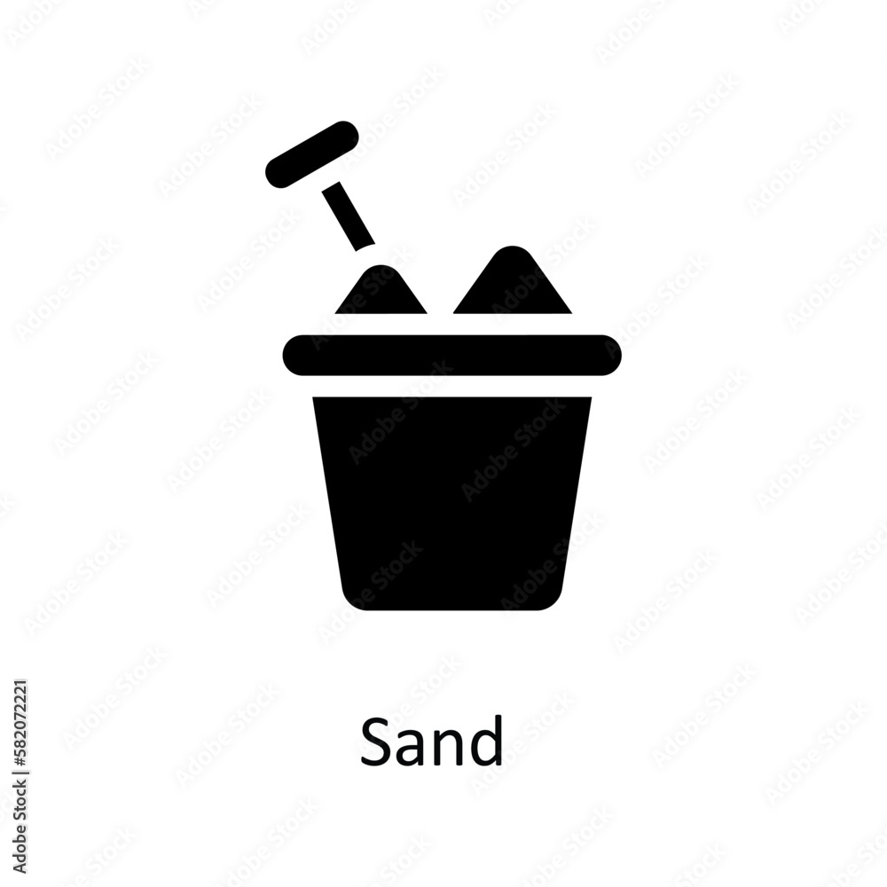 Sand Vector solid Icons. Simple stock illustration stock Sand Vector solid Icons. Simple stock illustration stock