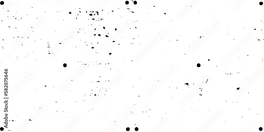 Grunge dots and points texture background. Abstract grainy overlay. PNG graphic illustration with transparent background.