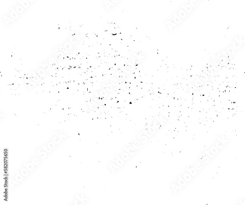 Grunge dots and points texture background. Abstract grainy overlay. PNG graphic illustration with transparent background.