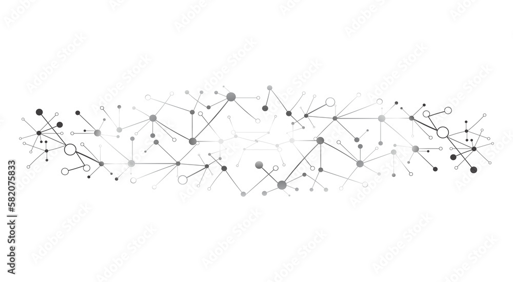 Global network connection concept. Big data visualization. Social network communication in the global computer networks. Internet technology. Business. Science.	
