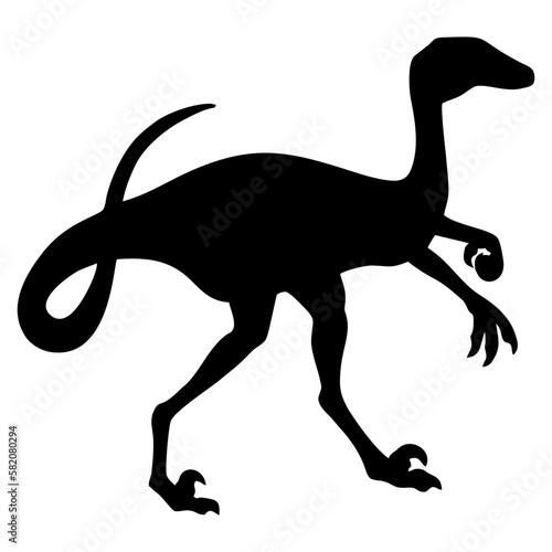Fototapeta Naklejka Na Ścianę i Meble -  ancient dinosaur silhouette 3
