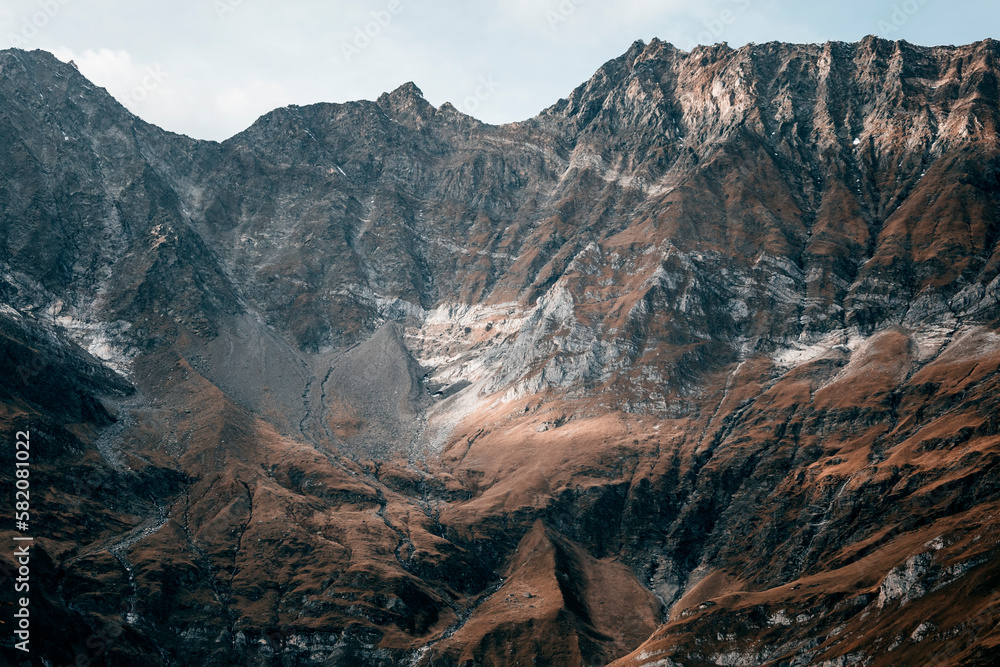 autumn in the mountains of south tyrol on a sunny day autumn in the mountains of south tyrol on a sunny day