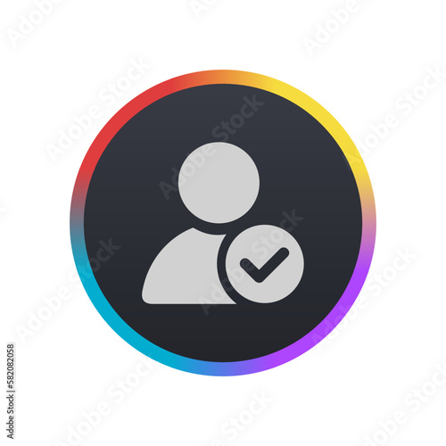 Verified User - Pictogram (icon) 