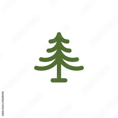 Pine Logo Simple Design. Pine Icon Modern 