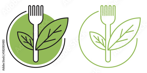 Plant proteins label - healthy nutrition flat icon