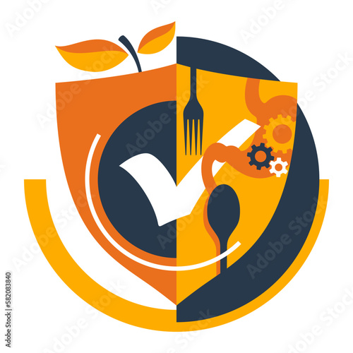Food safety emblem - preventing discipline