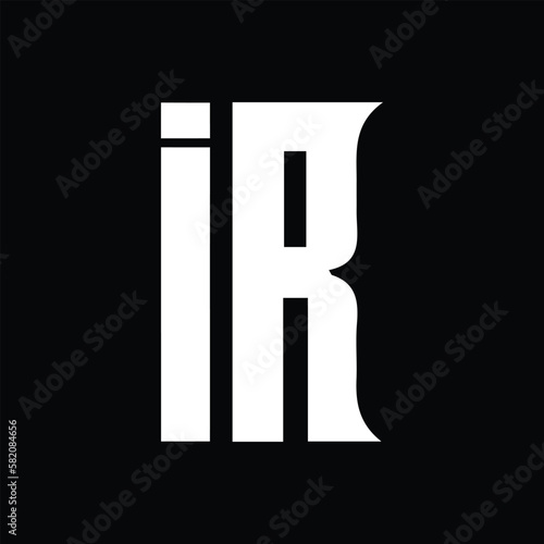 IR IR Logo Design, Creative Minimal Letter IR IR Monogram