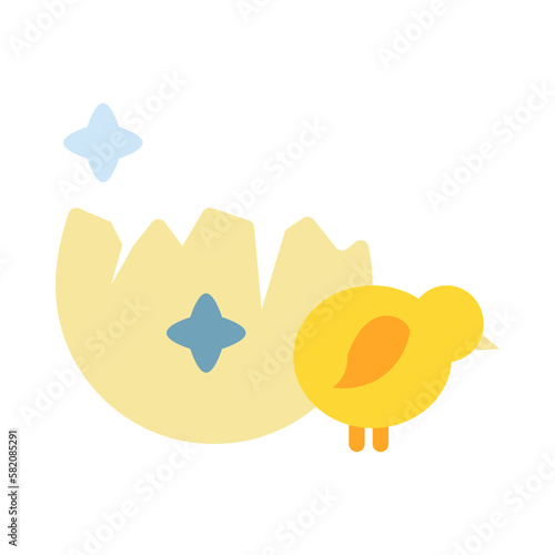 chicken flat icon
