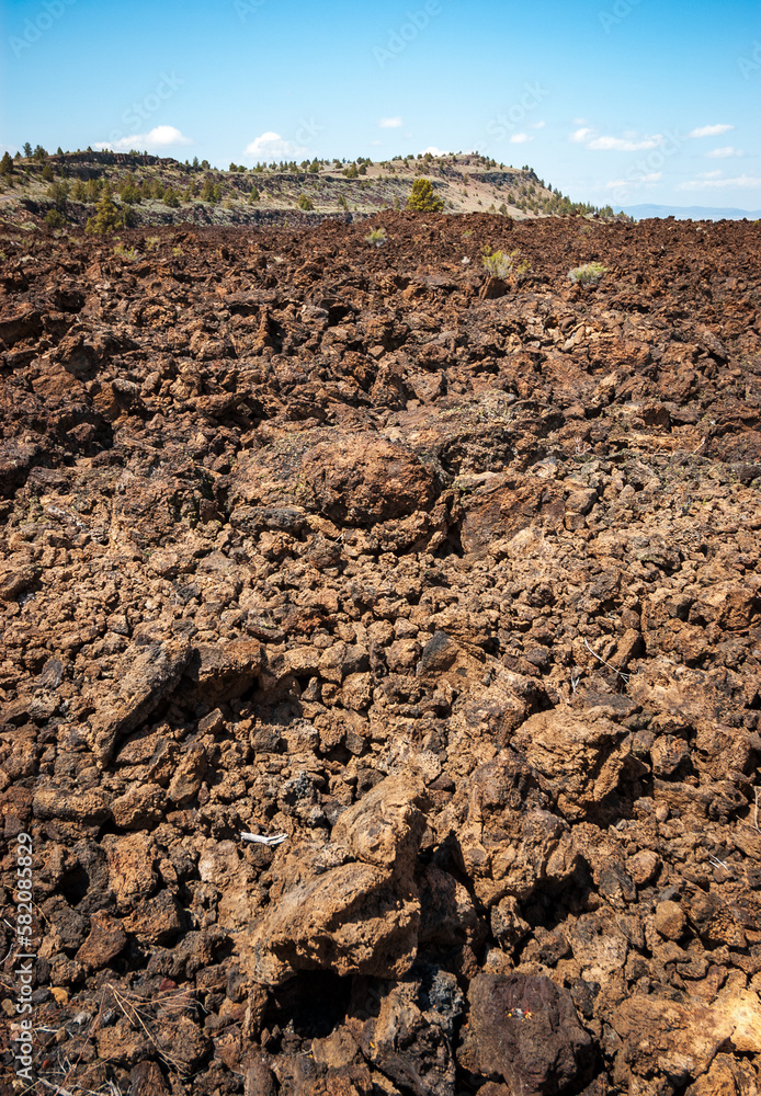 Rugged Lava Field at Lava Beds National Monument