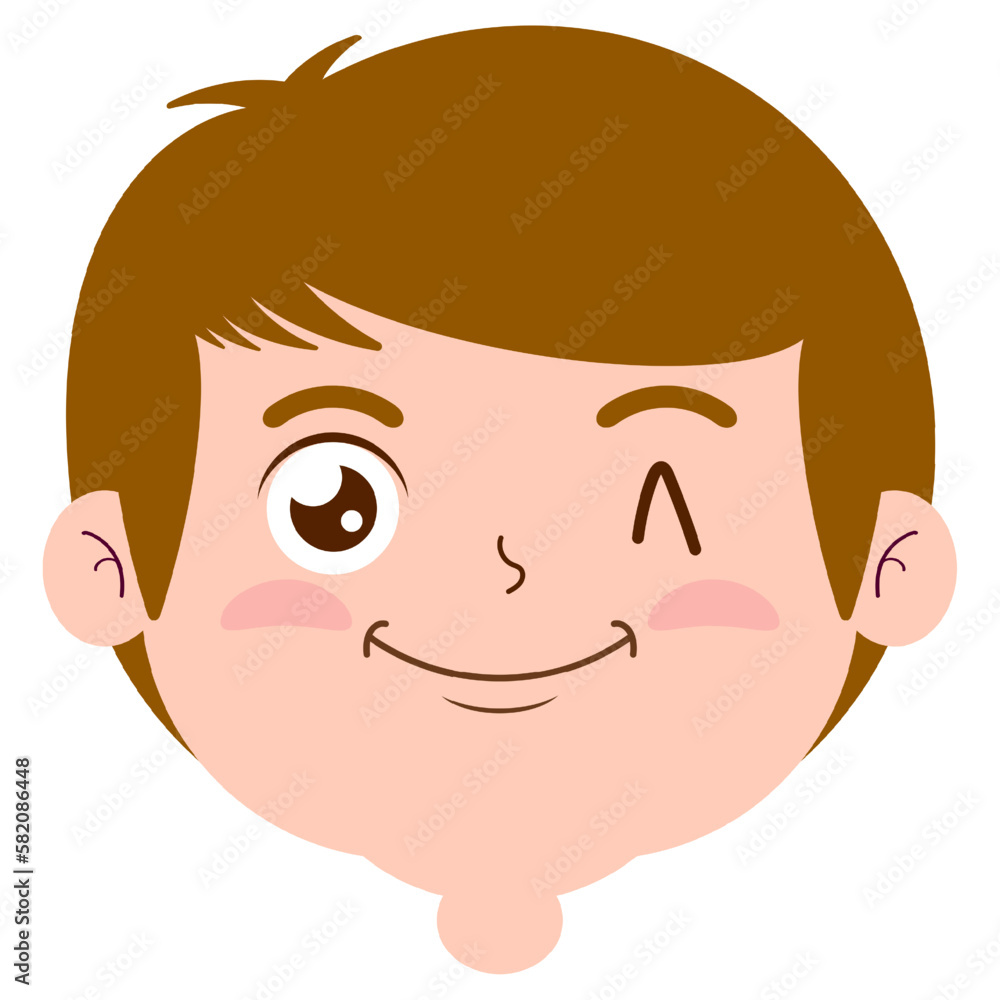 boy smiling face cartoon cute boy smiling face cartoon cute