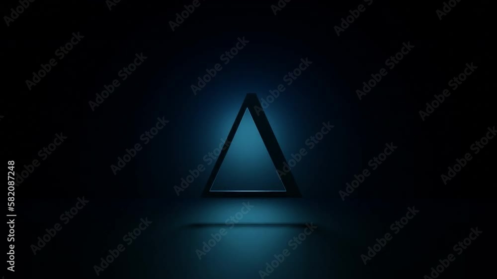 delta, triangle, design, 3d, bleue, animation, foncé, épuré, art, technologie, mouvement, texture, modèle, numérique, illustration, couleur, bleu, lumière, conception, lumineux, noir, arrière-plan, lo