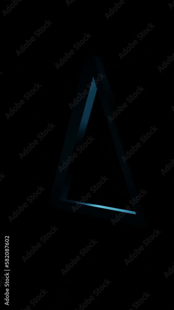 delta, triangle, design, 3d, bleue, animation, foncé, épuré, art, technologie, mouvement, texture, modèle, numérique, illustration, couleur, bleu, lumière, conception, lumineux, noir, arrière-plan, lo