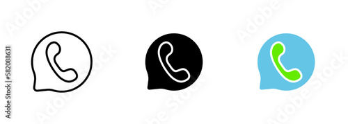 An icon of a phonebook, typically used to represent a digital or electronic address book for storing contact information. Vector set of icons in line, black and colorful styles isolated.