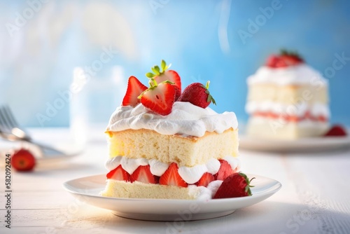 Tres Leches Cake, created with Generative AI technology