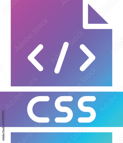 Css Vector Icon Design Illustration