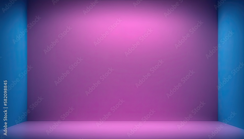 Magenta room for product presentation. Empty studio backdrop wallpaper Magenta room for product presentation. Empty studio backdrop wallpaper