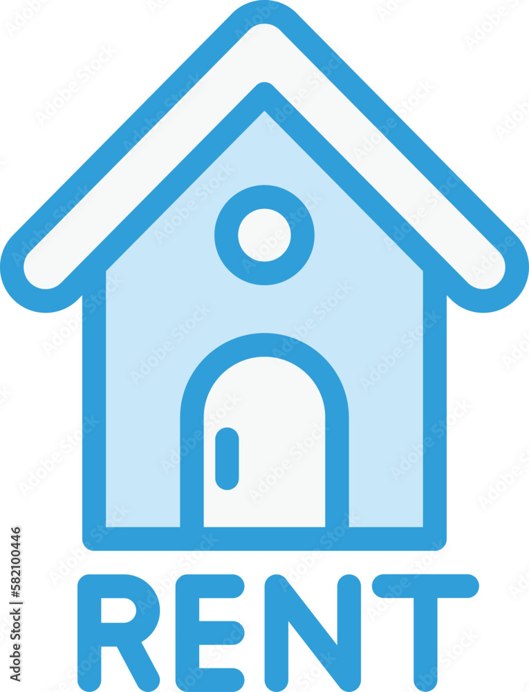 Rent Vector Icon Design Illustration Rent Vector Icon Design Illustration