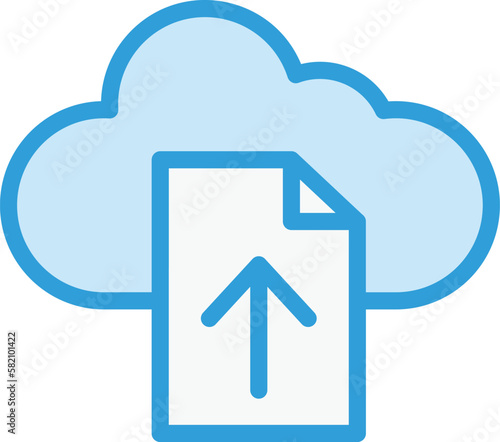 File upload Vector Icon Design Illustration