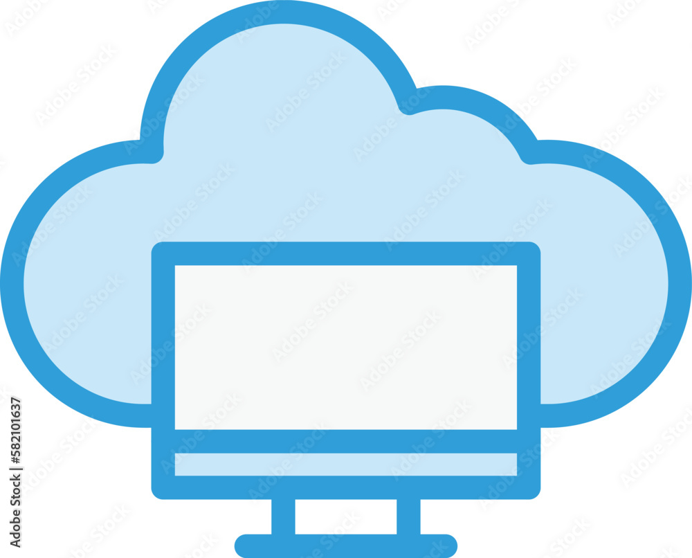 Monitor Vector Icon Design Illustration Monitor Vector Icon Design Illustration