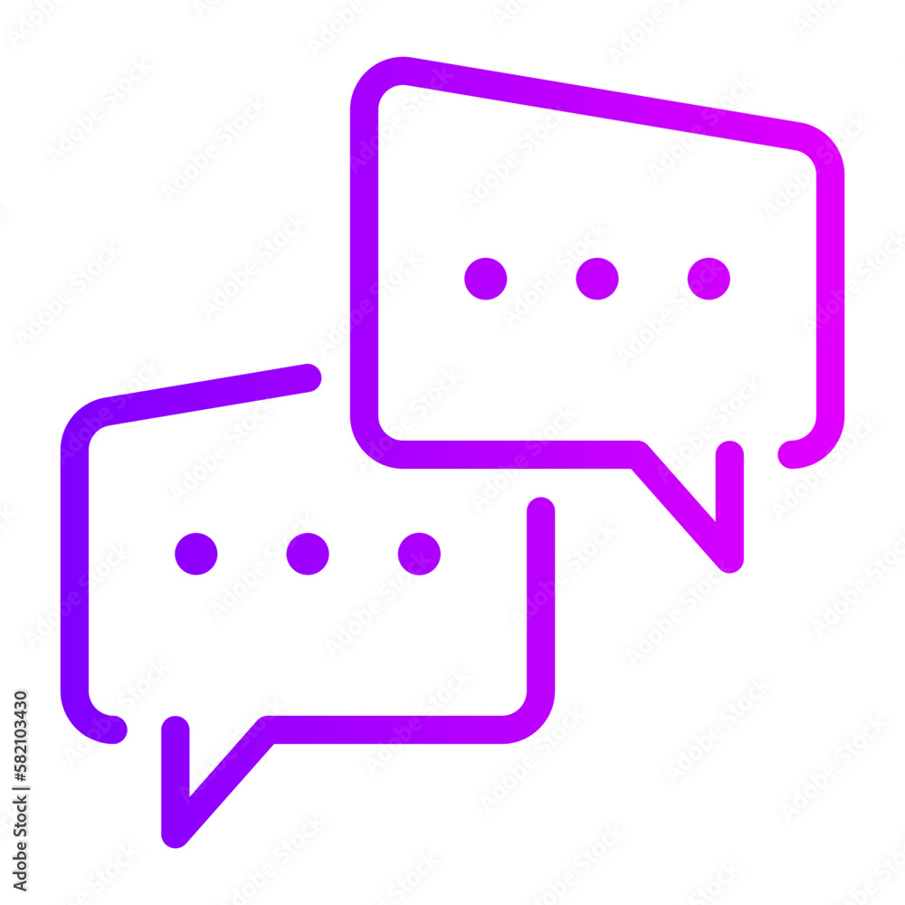 communication gradient icon communication gradient icon