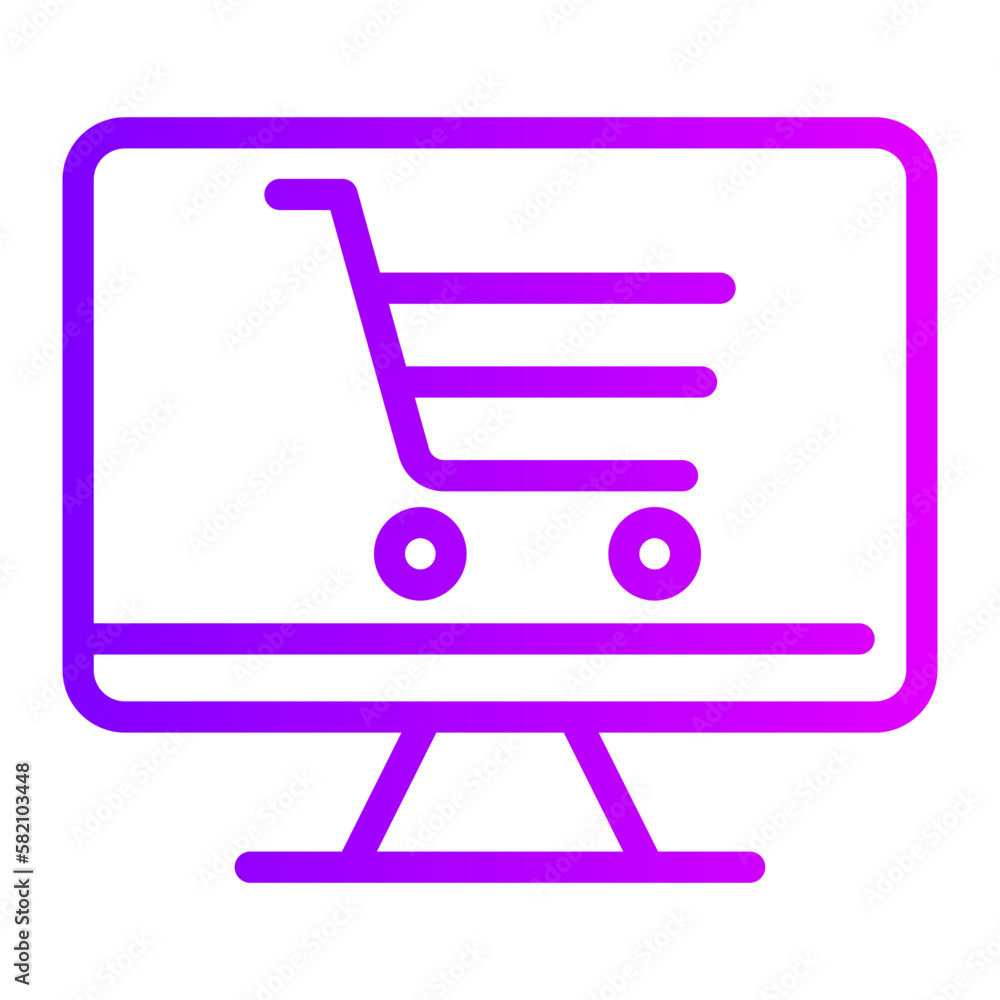 ecommerce gradient icon