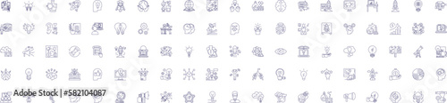 Business-to-business marketing line icons signs set. Design collection of BB, Marketing, Selling, Networking, Lead Generation, eCommerce, Content Marketing, Promotion outline concept vector