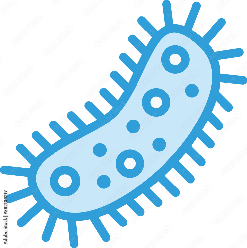 Bacteria Vector Icon Design Illustration Bacteria Vector Icon Design Illustration
