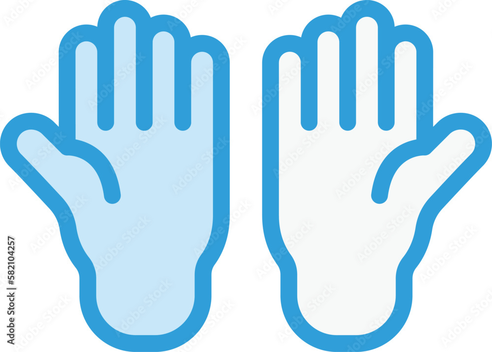 Obraz premium Gloves Vector Icon Design Illustration