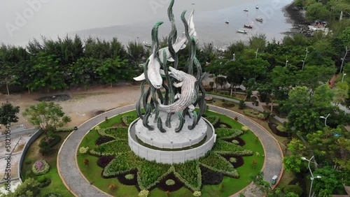Sura and Baya Monument Aerial 4